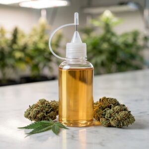 THC içeren esrarlı likit