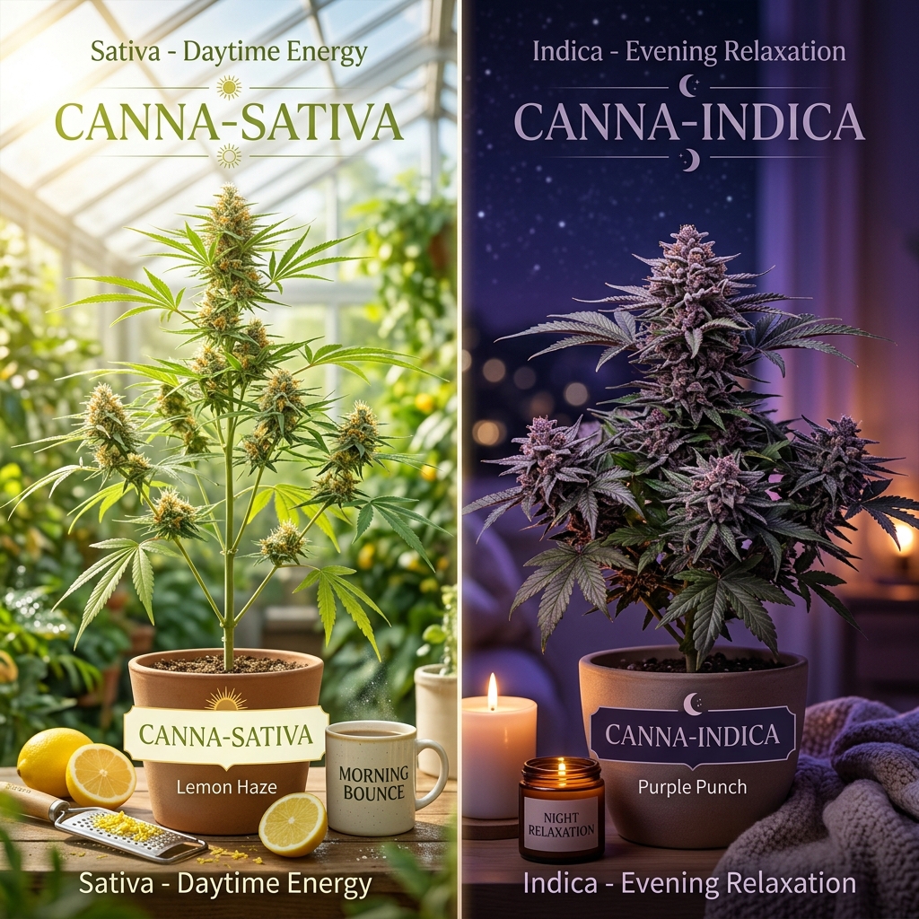 Sativa Gündüz ve Indica Gece Genetiği Karşılaştırması